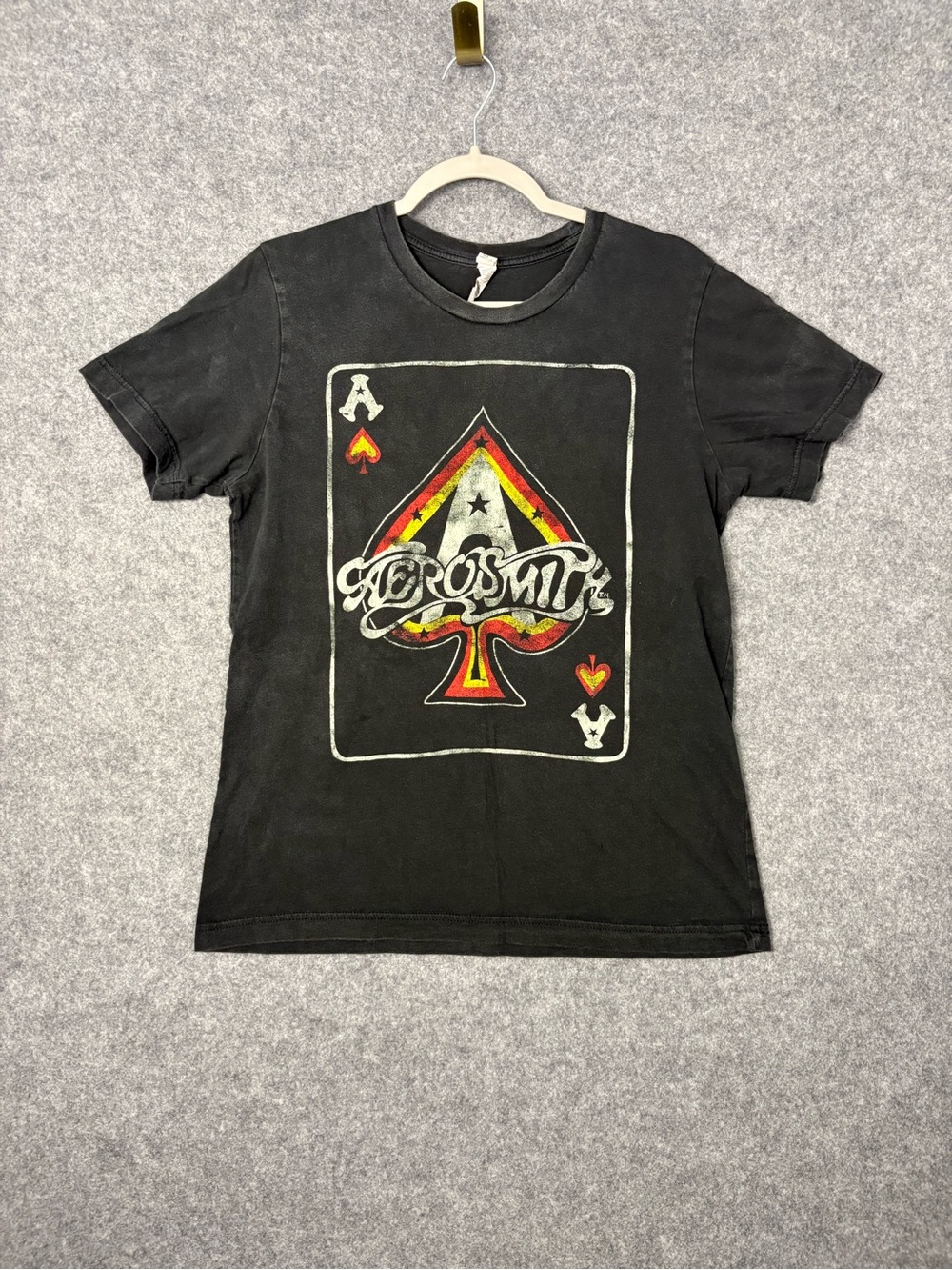 Aerosmith Ace of Spades Rock Band Graphic Tee Medium